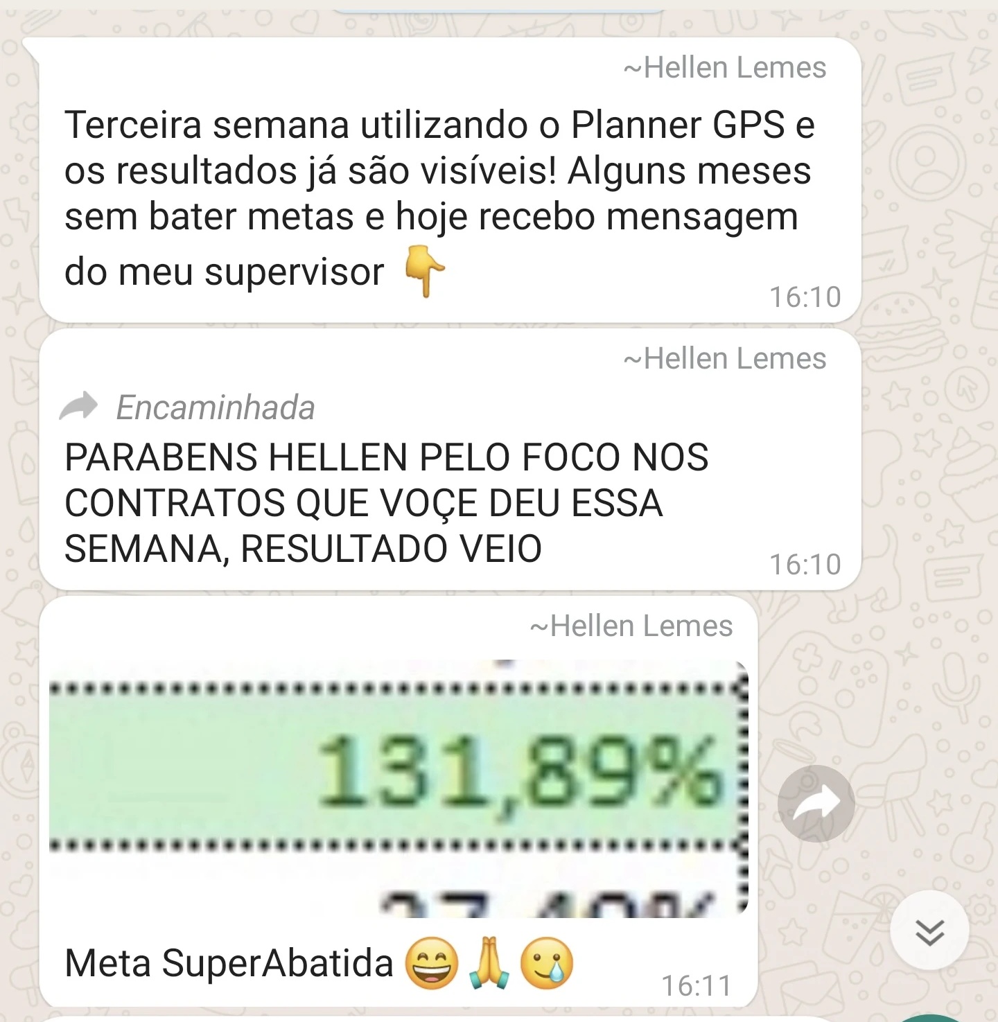 Depoimento de cliente