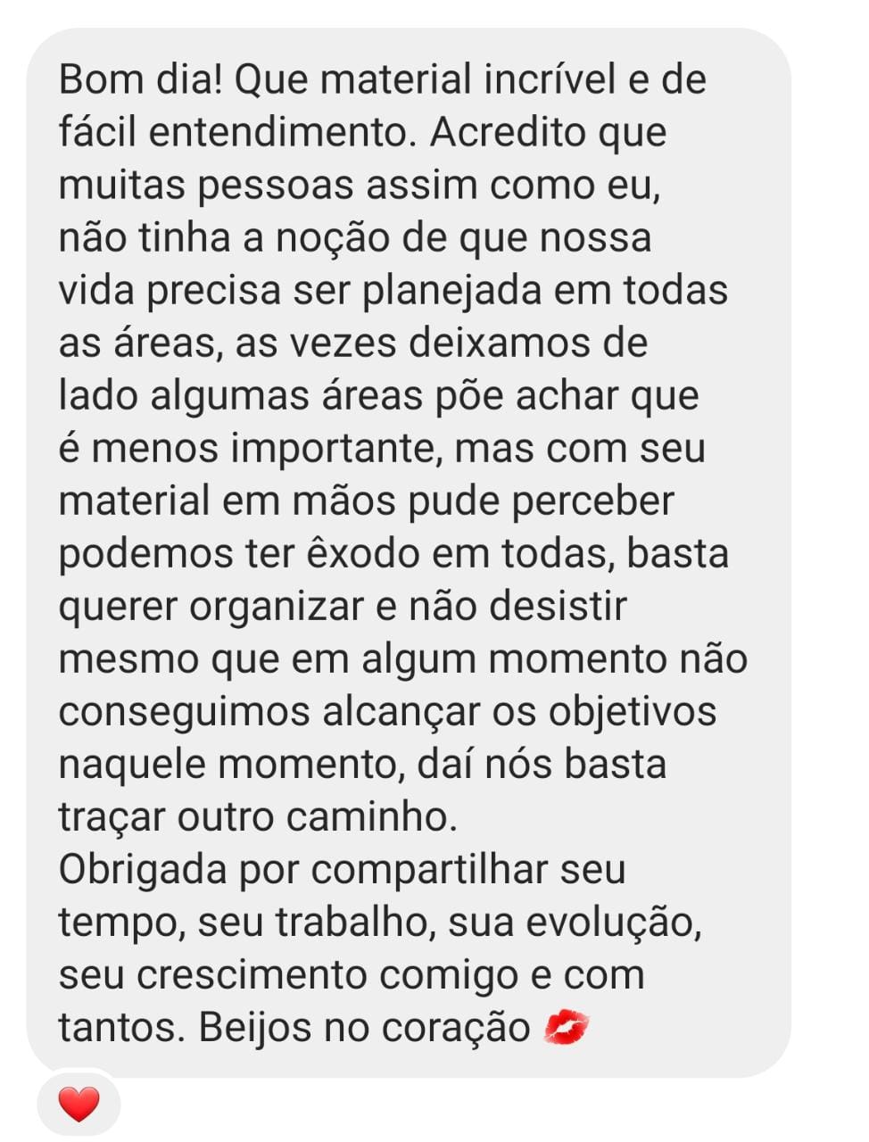 Depoimento de cliente